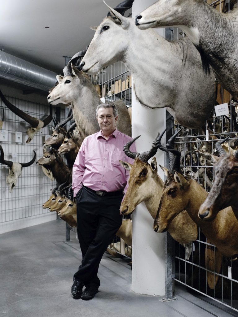 Gerhard Haszprunar, Leiter der Zoologischen Staatssammlung in München, fotografiert von Gerald von Foris