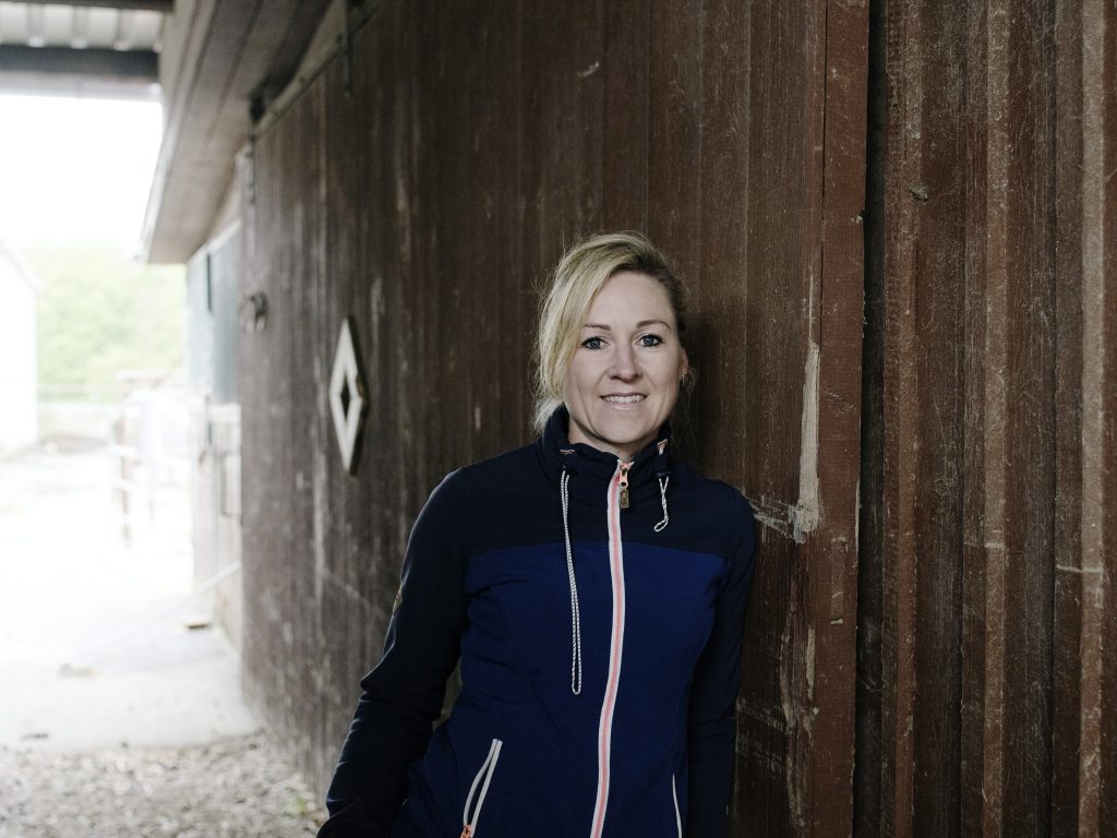Landwirtin Linda Kelly auf ihrem Hof